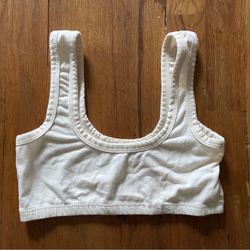 Worn just a few times. ARQ bra top in natural.